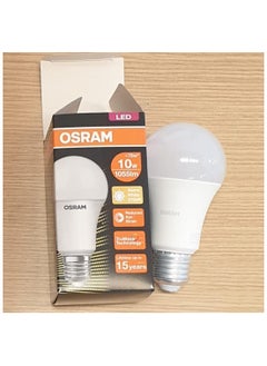 Osram Osram E27 LED Value Classic A75 Warm White 10W 2700K Frosted Screw Base - Pack of 10  - Image 3