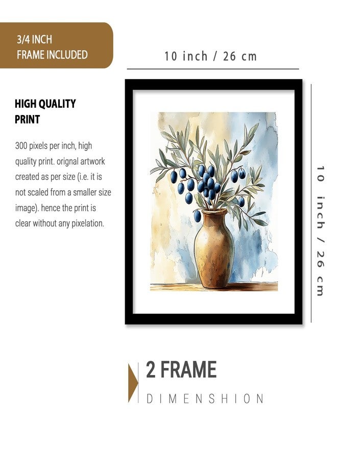 walllane - Premium Wall Art Frames For Office Living Room | Wall Poster With Frames Home Décor | Abstract Wall Painting Wall Decoration Wall Frames | Modern Art Painting For Wall Hanging Home Decoration | Set of 8 (Aer 2, Small (10x13 or 10x10 inch), Framed) - Image 3
