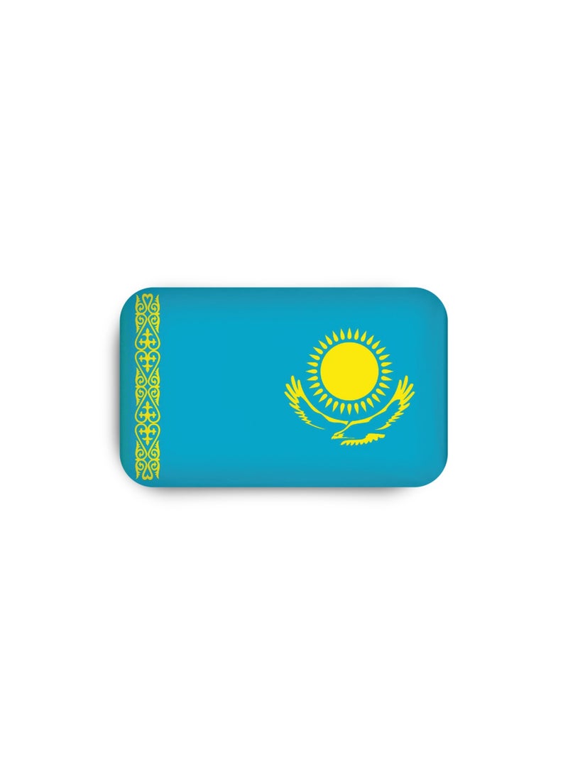 971MEDIA Kazakhstan Flag Magnetic Badge - Image 2