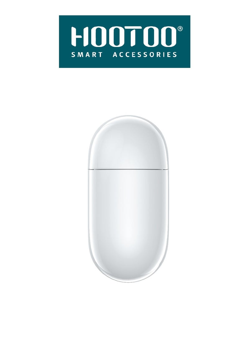 HooToo - Airbuds lite similar (Apple 3rd generation earphones) with Lightning MagSafe Charging Case with wierless charging White from Hootoo - Image 1