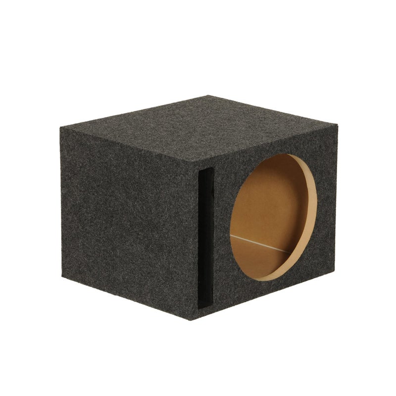 Q Power 10 Inch Subwoofer Box Vented Speaker Box for inCar Audio - Image 2