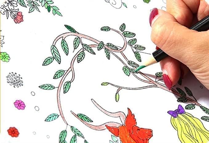 طقم أدوات الرسم والتلوين 145 قطعة - مجموعة أقلام رصاص وألوان شمعية وزيتية وأقلام تلوين وألوان مائية وفرشاة ومبراة وممحاة لمستلزمات الفن للأطفال والفنانين