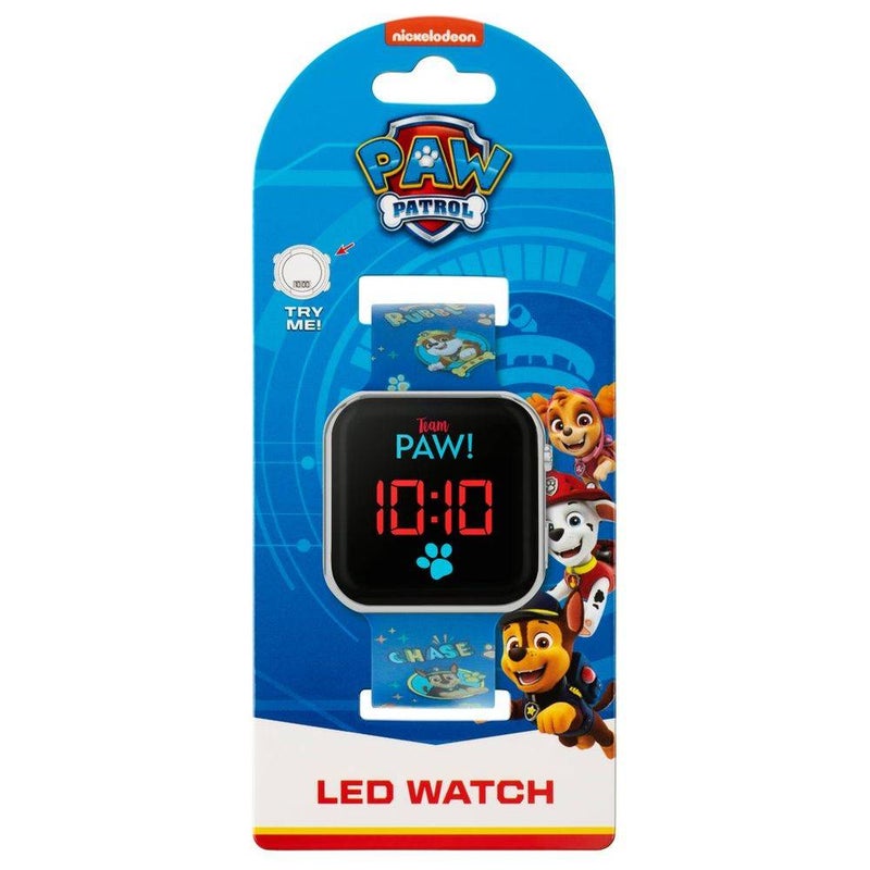 PAW PATROL ساعة رقمية LED بفريق PAW Patrol (أزرق) - Image 1