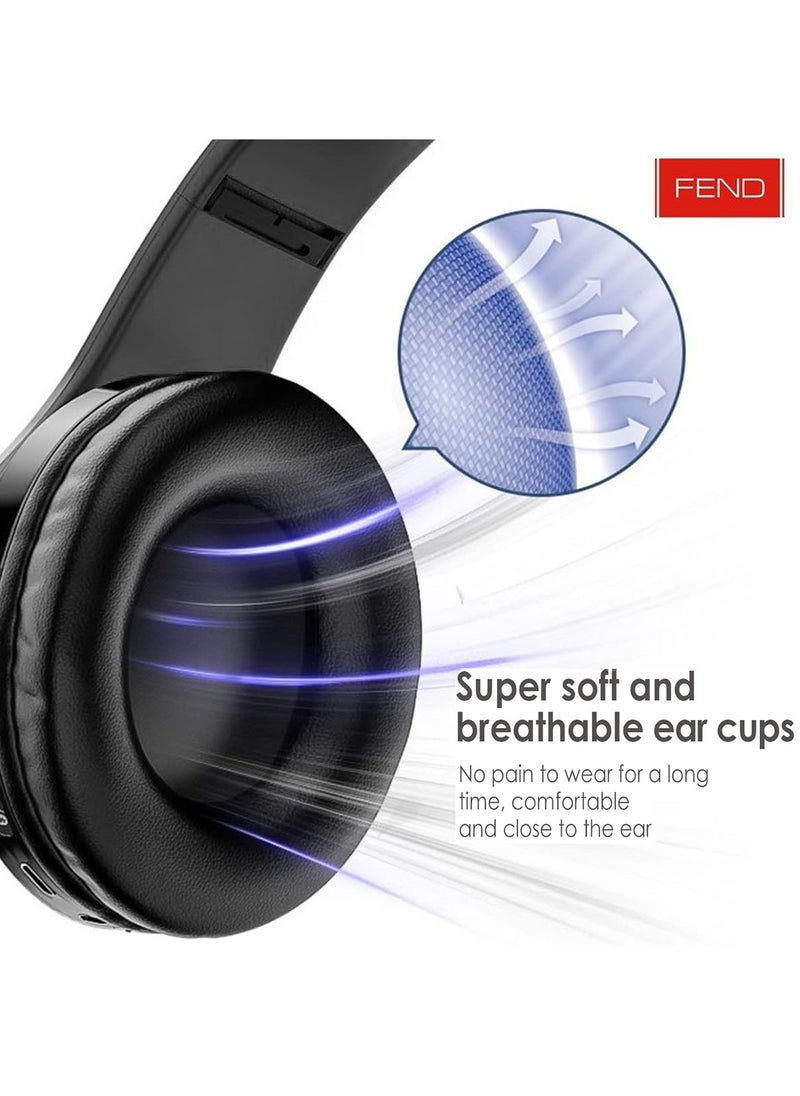 FEND - Fend FB67 Super Bass Bluetooth Wireless Headset for iPhone and Android Mobiles and Tablets and PC - Image 1