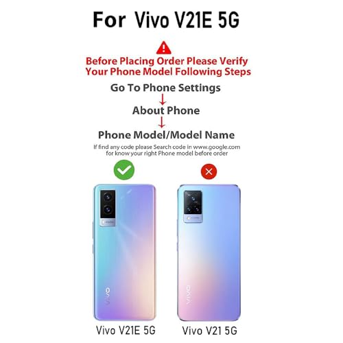 Casotec Crystal Clear Back Case for Vivo V21E 5G | Raised Bumps for Camera & Screen Protection | Clear Soft Silicone Back Case Cover for Vivo V21E 5G (TPU | Transparent) - Image 2