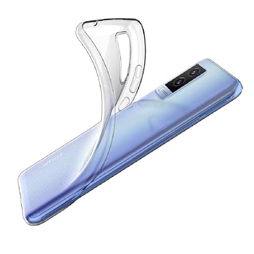 Casotec Crystal Clear Back Case for Vivo V21E 5G | Raised Bumps for Camera & Screen Protection | Clear Soft Silicone Back Case Cover for Vivo V21E 5G (TPU | Transparent) - Image 4