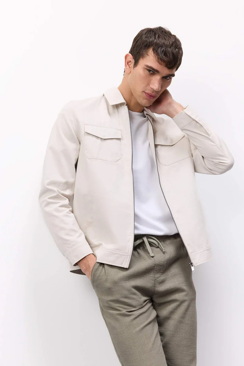 Defacto  Regular Fit Cotton Puffer Jacket for Men | Best Price UAE