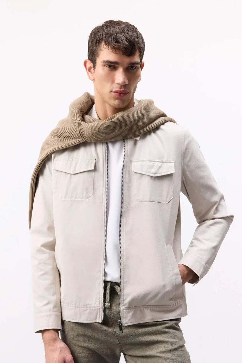 Defacto  Regular Fit Cotton Puffer Jacket for Men | Best Price UAE