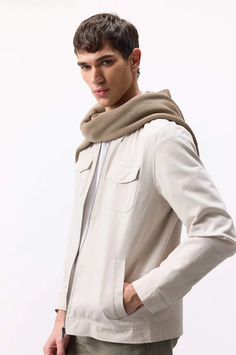Regular Fit Cotton Puffer Jacket
