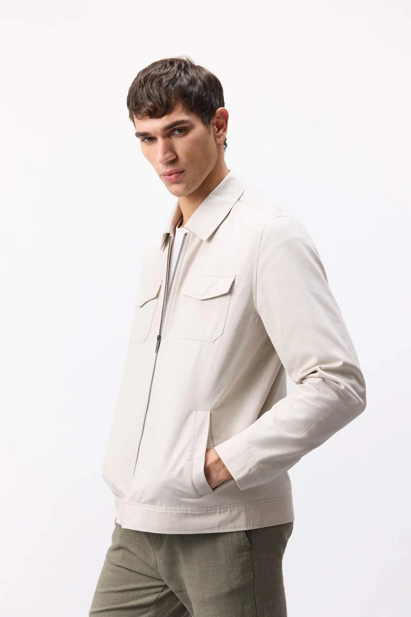 Defacto  Regular Fit Cotton Puffer Jacket for Men | Best Price UAE