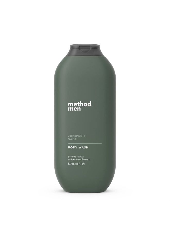 Method Men Body Wash, Junipfer + Sage, Paraben and Phthalate Free, 18 fl oz (Pack of 1) - Image 1
