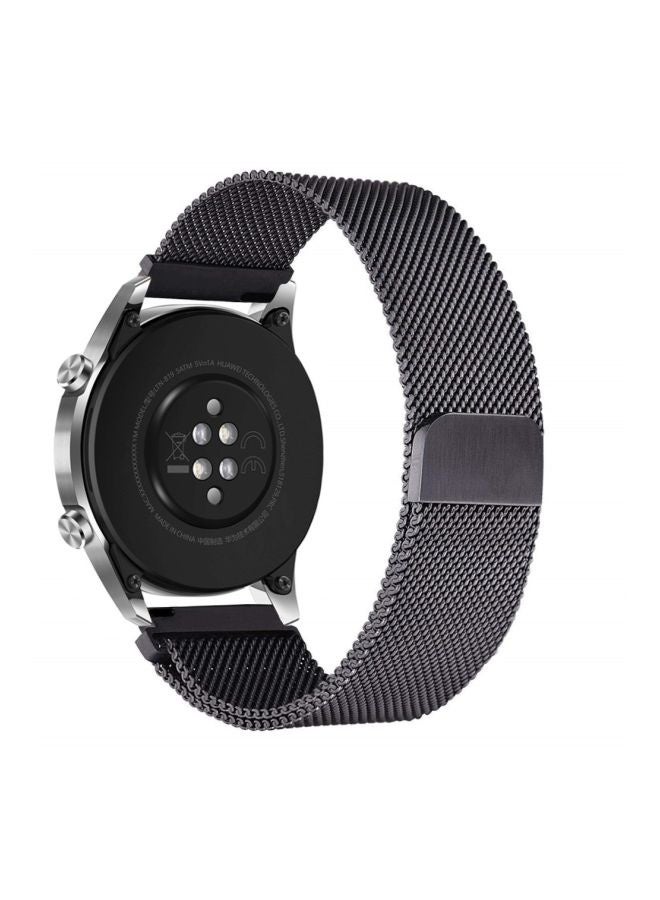 Beauenty Replacement Strap For Huawei GT 2 46 mm/Honor Magic Watch 2 46mm Black - Image 2