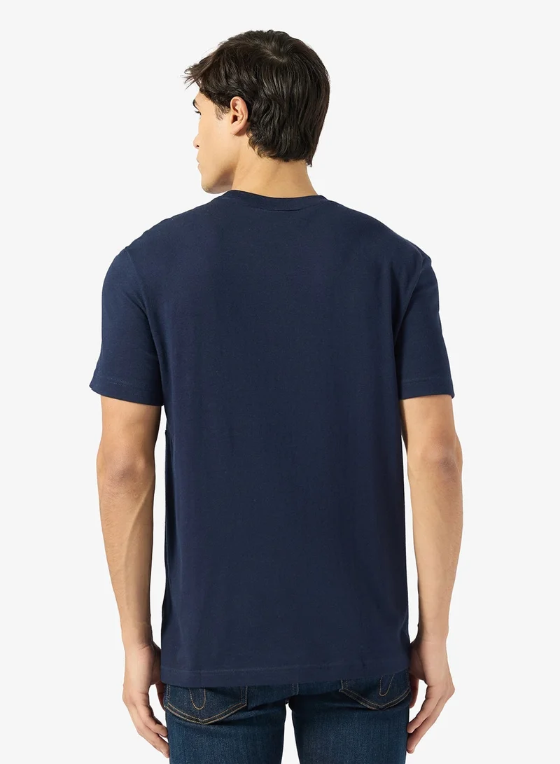 LACOSTE Regular Fit Colorblock Cotton T-Shirt