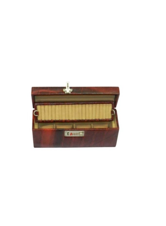 LAVERI LEATHER Laveri Genuine Leather Designer New Collection 04 Watch ,Cufflink And Ring Case And Jewellery Box  - Image 3