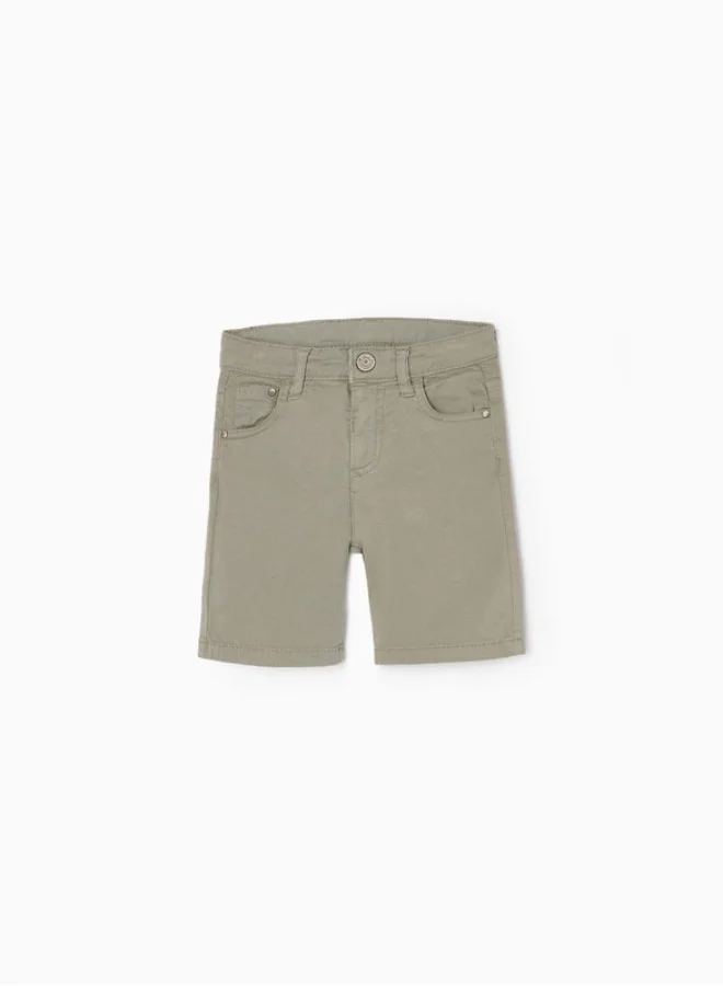 زيبي Zippy Midi Cotton Twill Shorts For Boys