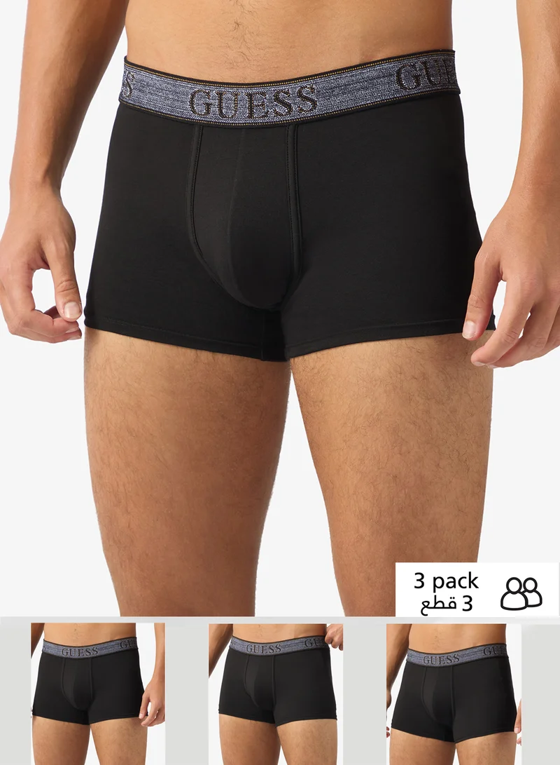 GUESS 3 Pack Boxer Trunks