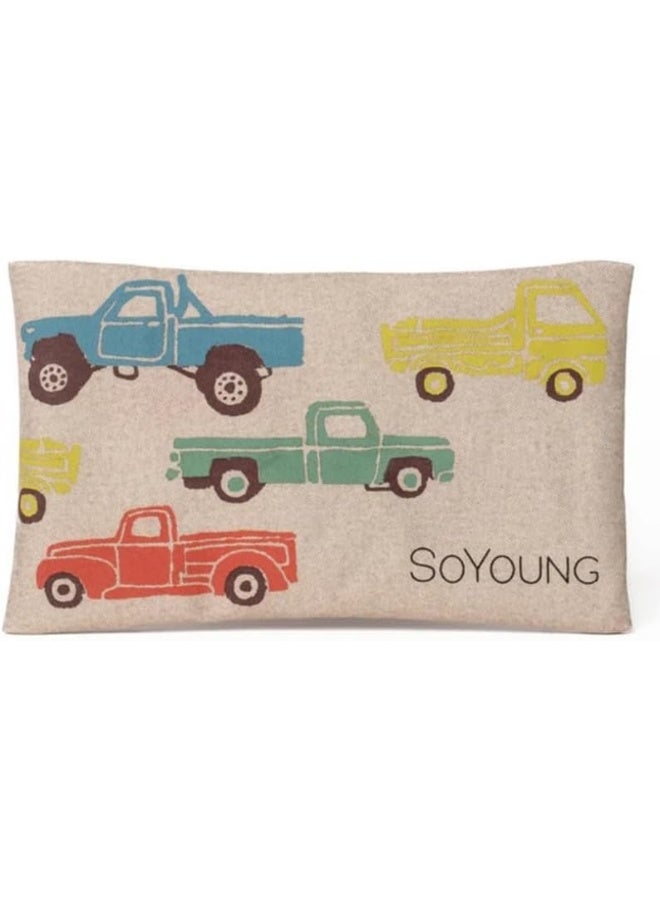 SoYoung Ice Pack - Reusable Soft Ice Pack for Lunch Boxes, Lunch Bags & Coolers, Aesthetic Design, Long Lasting, Lightweight, Condensation Free - Vintage Trucks - Image 1