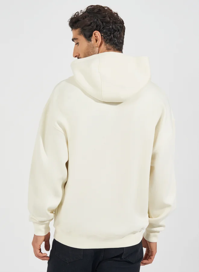 Styli Styli Oversized Fleece Kangaroo Pocket Heavyweight Hoodie