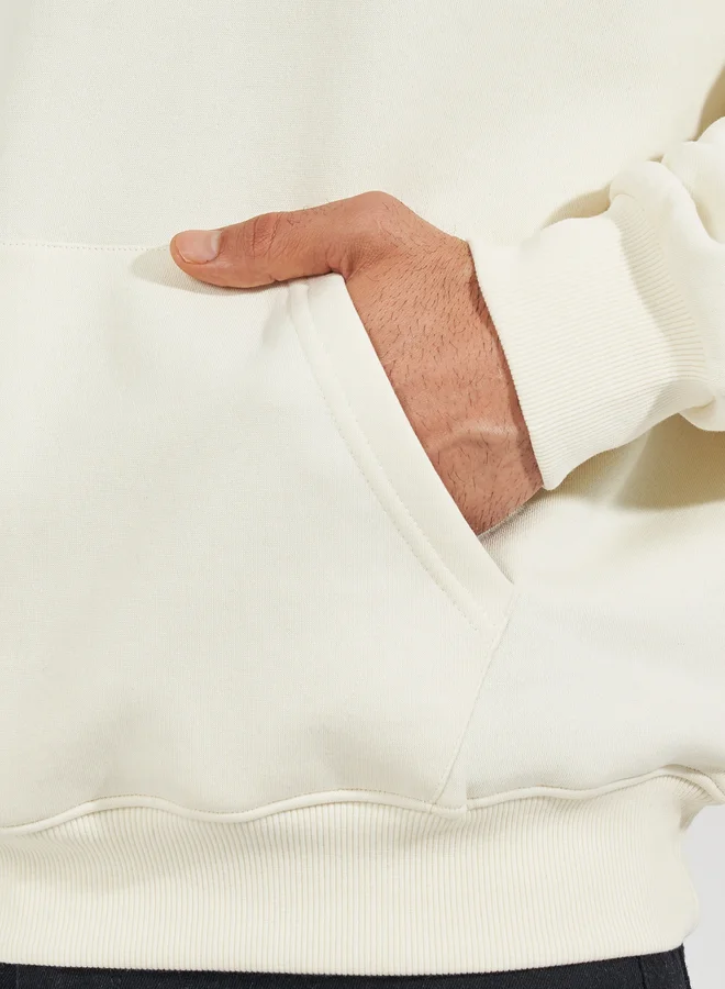 Styli Styli Oversized Fleece Kangaroo Pocket Heavyweight Hoodie