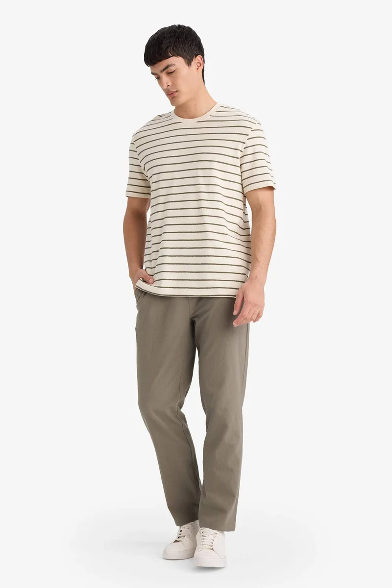 ديفاكتو Straight Fit Trousers