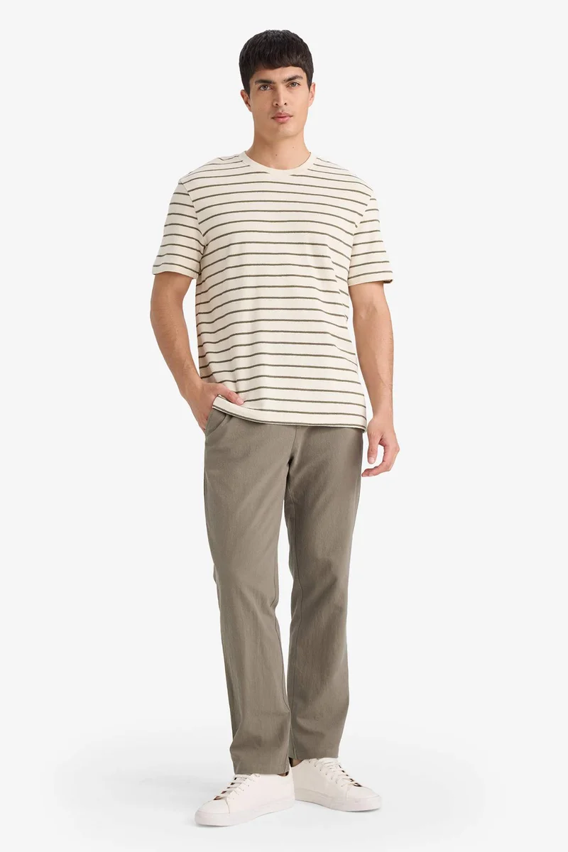 ديفاكتو Straight Fit Trousers