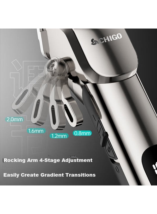 Chigo Professional Electric Hair Clipper Hair Pusher Electric Scissors Adult Children Baby Haircut Hair Clipper Haircut Knife Home Self Haircut Artifact Tool Full Set F2218 - Image 3