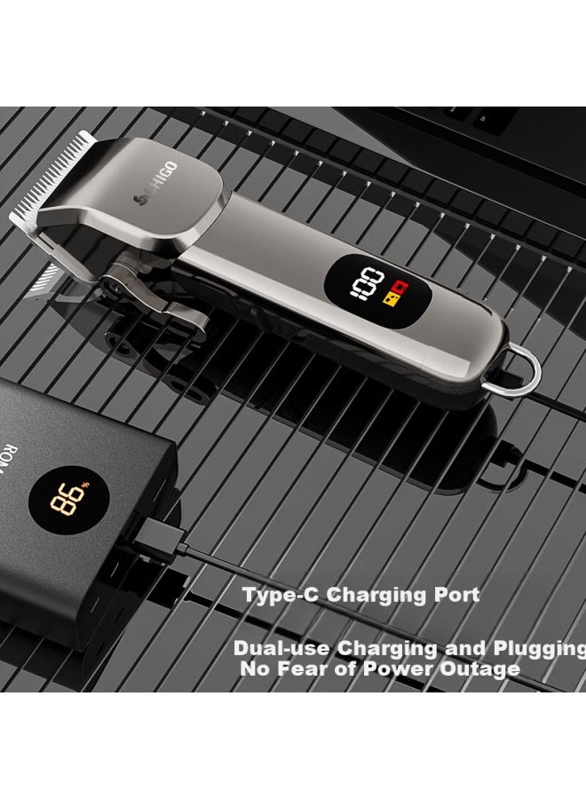 Chigo Professional Electric Hair Clipper Hair Pusher Electric Scissors Adult Children Baby Haircut Hair Clipper Haircut Knife Home Self Haircut Artifact Tool Full Set F2218 - Image 5