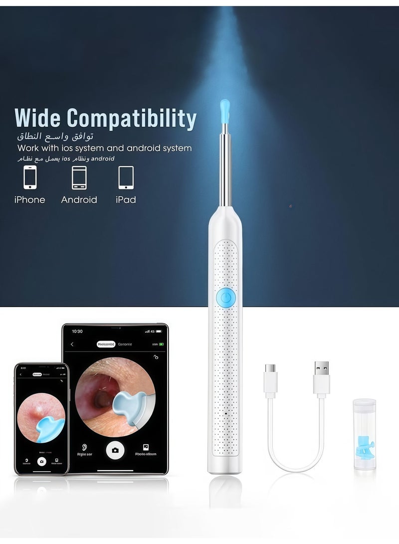 High Definition Intelligent Earwax Removal Kit, High-definition Endoscope Camera with Light Design, Paired with 9 Cleaning Tools for More Comprehensive Use, Suitable for Both Adults and Children - Image 3