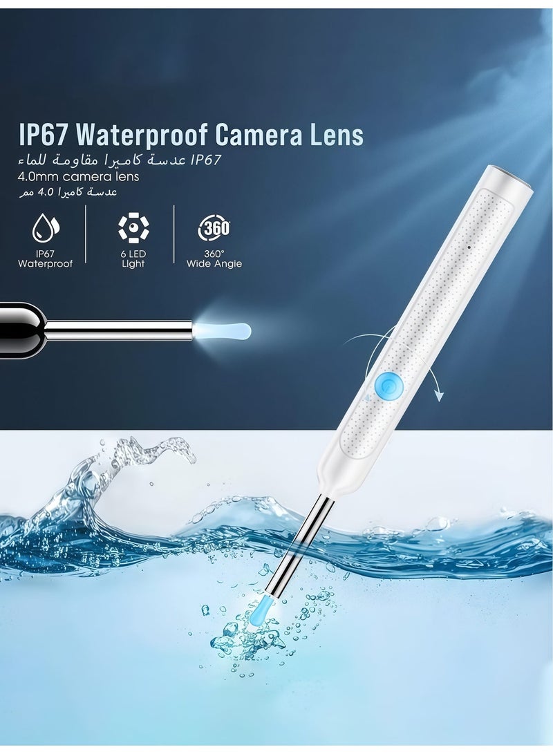 High Definition Intelligent Earwax Removal Kit, High-definition Endoscope Camera with Light Design, Paired with 9 Cleaning Tools for More Comprehensive Use, Suitable for Both Adults and Children - Image 5