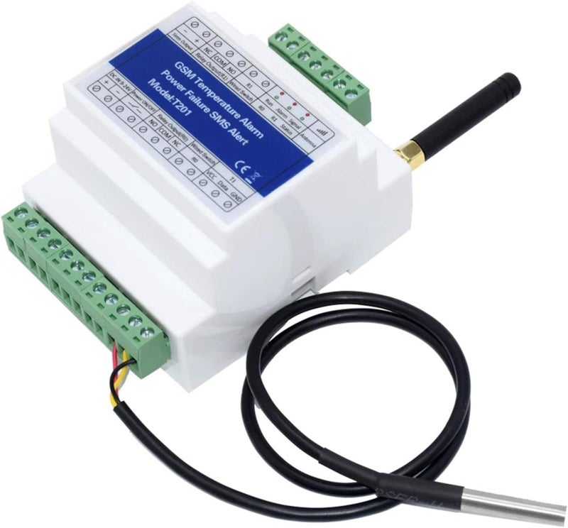مكتبة الوصول لمفاتيح التبديل عن بعد GSM T201
إنذار درجة الحرارة GSM
مراقبة حالة الطاقة 2G/3G/4G
إرسال إشعار نصي عند انقطاع الطاقة
مخرجين من تبديل التتابع
مستشعر درجة الحرارة