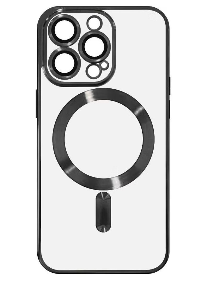 CATANES Electroplated Magnetic Suction Protective Case For Apple iPhone 15 Pro Max - Image 4