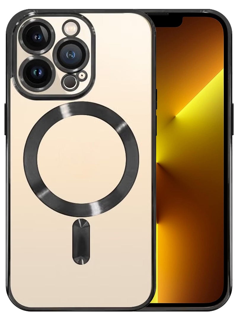 CATANES Electroplated Magnetic Suction Protective Case For Apple iPhone 15 Pro Max - Image 1