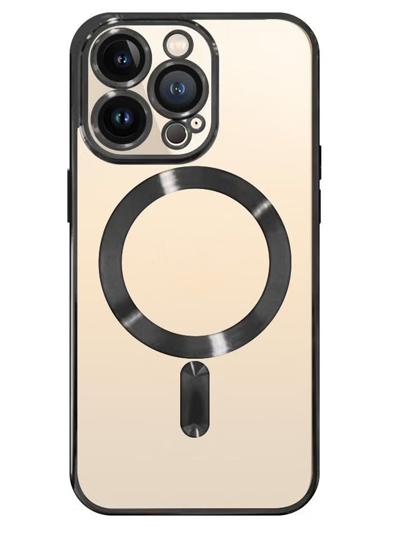 CATANES Electroplated Magnetic Suction Protective Case For Apple iPhone 15 Pro Max - Image 2