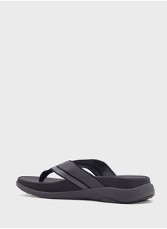 FitFlop F-Mode Tonal Edge Webbing Thong Flip Flops  - Image 2