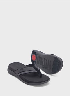 FitFlop F-Mode Tonal Edge Webbing Thong Flip Flops  - Image 3