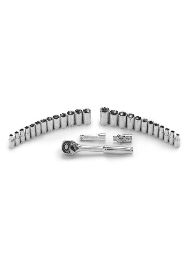 ريوبي مجموعة مفاتيح ربط ومقبس 3/8 بوصة من RYOBI، 28 قطعة - Image 2