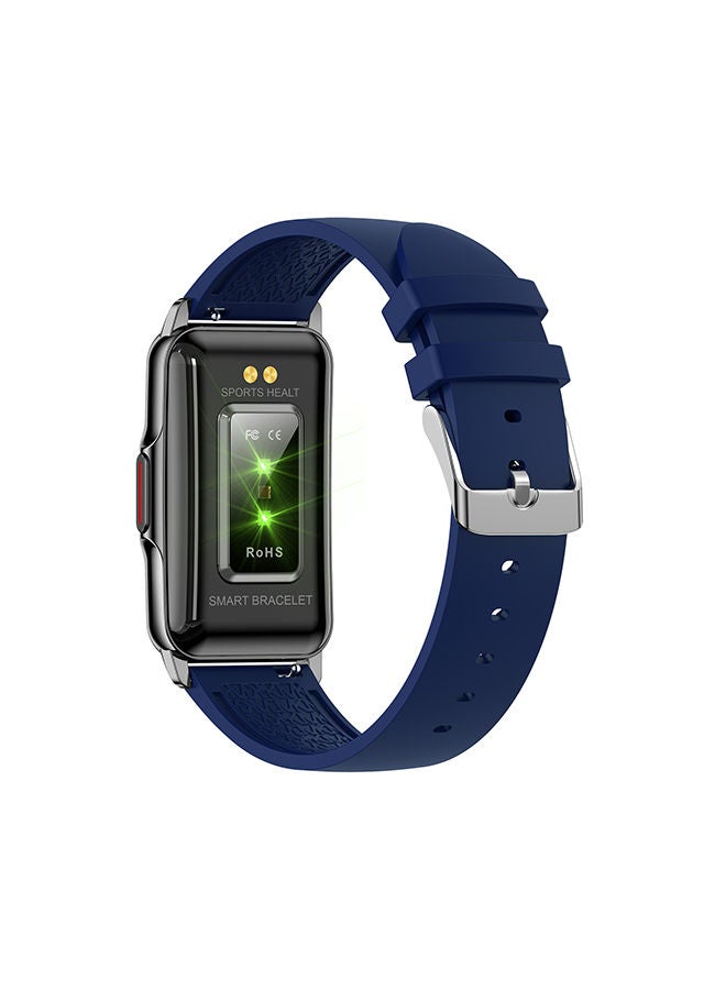 AROAQ H80 1.47 inch Golden Smart Watch Multi-Sport Mode Fitness Bracelet IP67 Waterproof Health Watch Sleep Monitoring With Blue Silicone Strap - Image 4