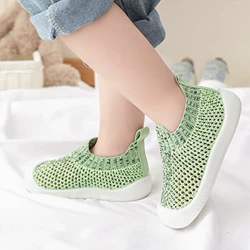 OAISNIT Baby Boy Girl Shoes Breathable Mesh Sneakers Lightweight NonSlip Toddler Walking Shoes Infant First Walkers 624 Months1824 Months 2Green - Image 3