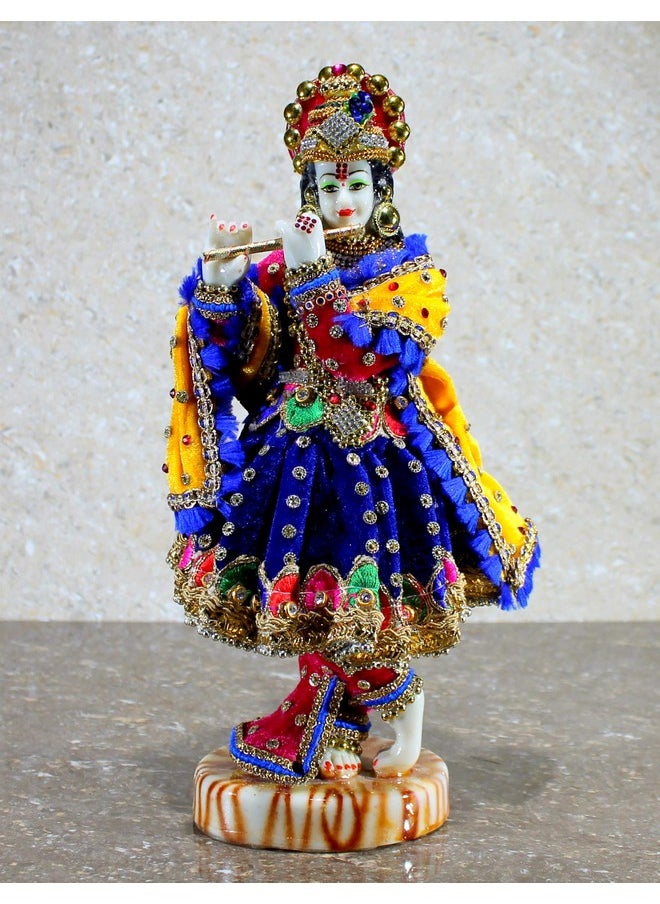 ESPLANADE eSplanade Resin Krishna Kishan Murti Idol Statue Sculpture (11") Multicolour, Idol  - Image 2