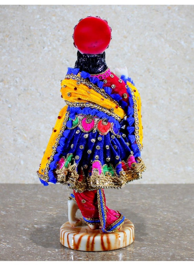 ESPLANADE eSplanade Resin Krishna Kishan Murti Idol Statue Sculpture (11") Multicolour, Idol  - Image 5