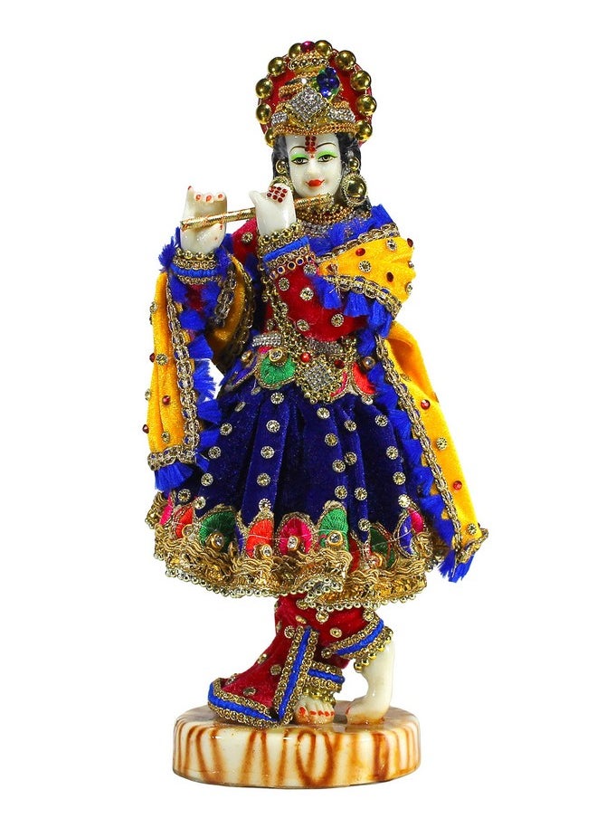 ESPLANADE eSplanade Resin Krishna Kishan Murti Idol Statue Sculpture (11") Multicolour, Idol  - Image 1