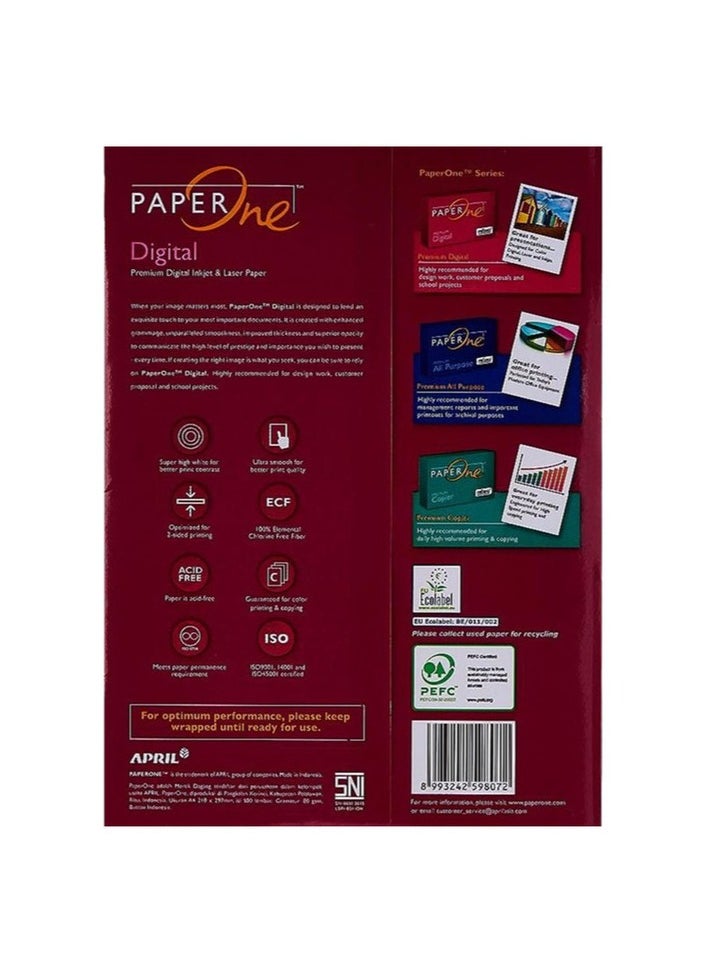 PaperOne - Paperone Digital Premium Copy Paper 80 GSM A4 Size 5 Reams - Image 1