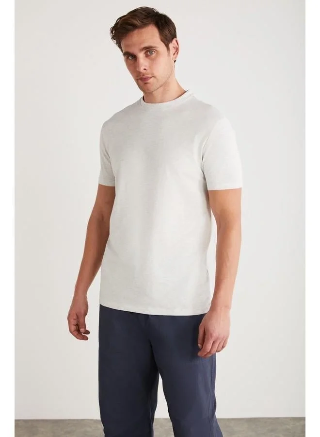 GRIMELANGE Grimelange Tiago Men's Mélange T-Shirt