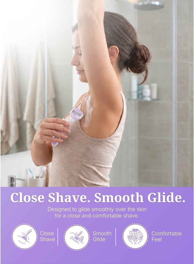 Venus Gillette Gillette Venus Comfortglide Breeze Razor Blade Refills, 4 Count - Image 4