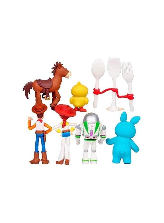 general Toy Story Toys - Set of 7 Action Figures with Woody, Buzz & Rex - Fun Party Supplies for Party- Cake Topper Set for Birthday - Image 2