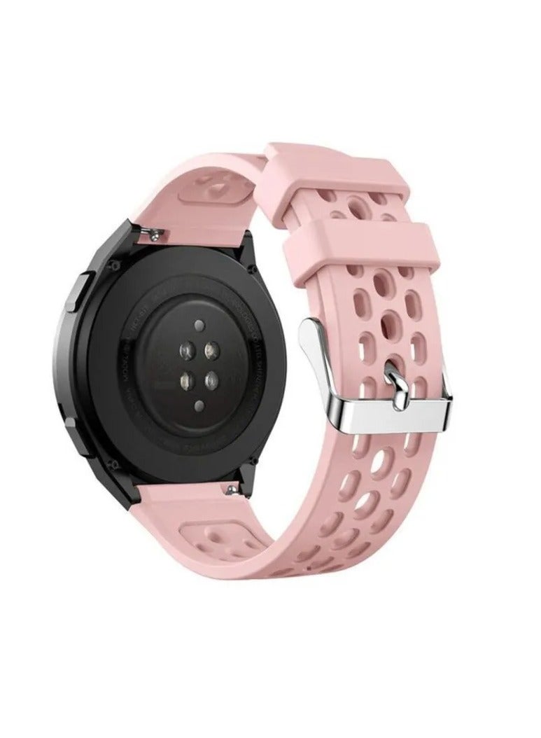 Replacement Band Compatible with Huawei Watch GT2E 22mm, Adjustable Soft Silicone Sport Wristbands for Women Men - Image 1