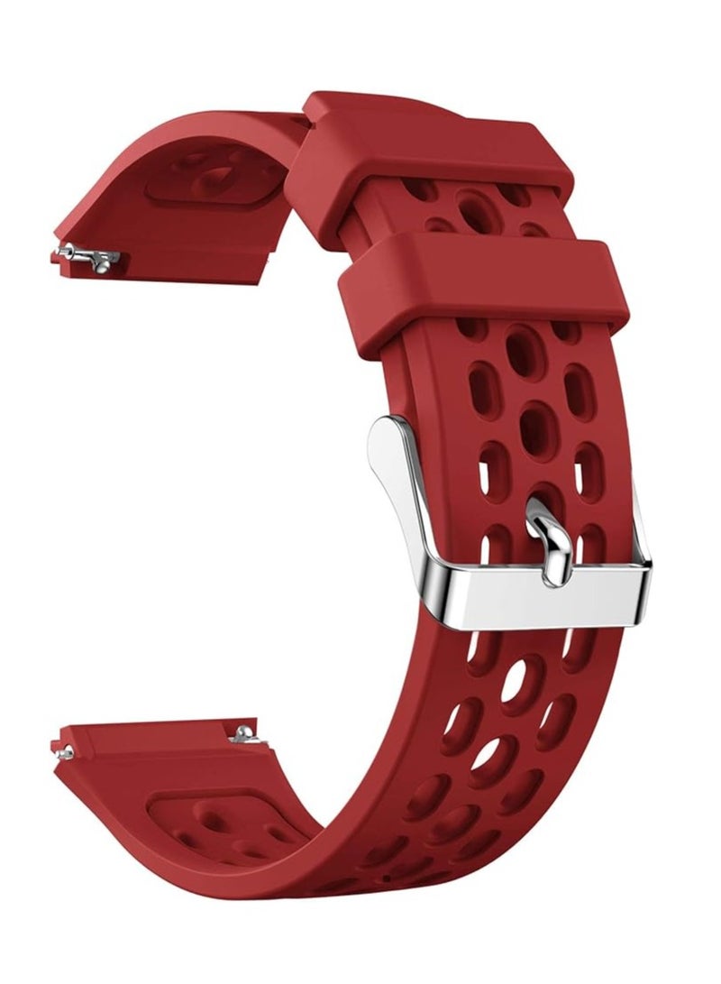 Replacement Band Compatible with Huawei Watch GT2E 22mm, Adjustable Soft Silicone Sport Wristbands for Women Men - Image 3