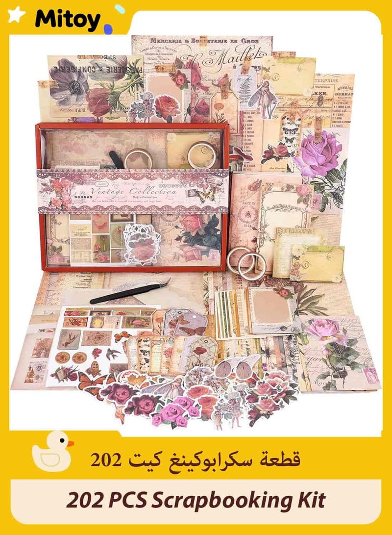 Mitoy DIY Journal Kit for Girls, Girls Toys Journaling Art Crafts Kit, Birthday Gifts for Kids Age 4+ - Image 1