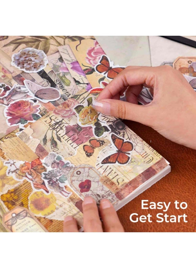 Mitoy DIY Journal Kit for Girls, Girls Toys Journaling Art Crafts Kit, Birthday Gifts for Kids Age 4+ - Image 5