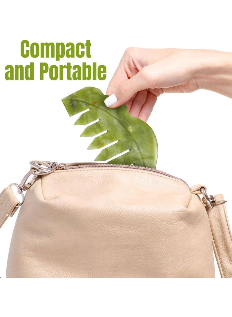 SOLARAE Massage Combs Hair Comb, Guasha Scraping Scalp Comb Facial Massage Tool Multifunctional Handheld Head Tools 2 Pieces - Image 5